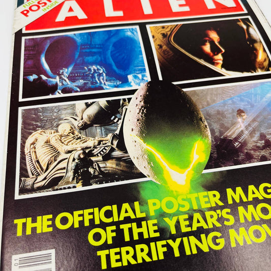 Alien Movie Official Poster Magazine #1 1979 Large Fold-Out Wall Poster BA1