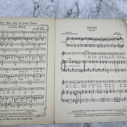 Mimi Ballard McDonald Con Conrad 1921 Sheet Music TK2-SM4
