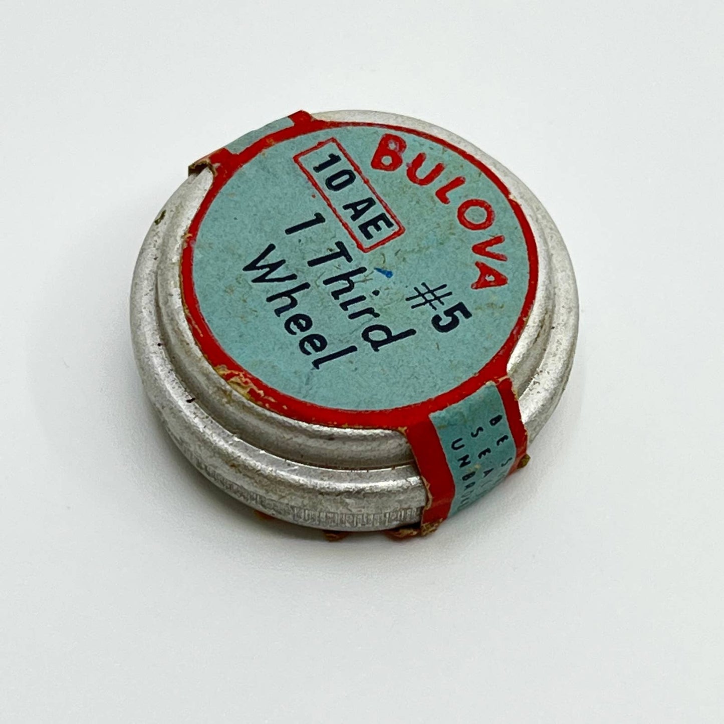 Vintage Bulova Watch Part Tin 10AE #5 1 Third Wheel (TIN ONLY) SC7