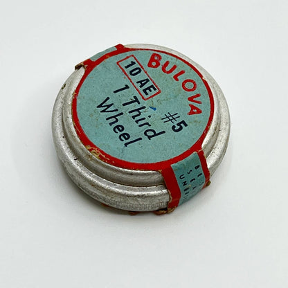 Vintage Bulova Watch Part Tin 10AE #5 1 Third Wheel (TIN ONLY) SC7