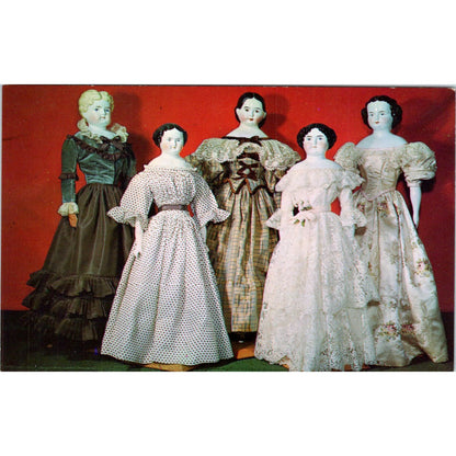 Group of Old China Dolls Gay's Doll House and Museum Original Postcard PB10
