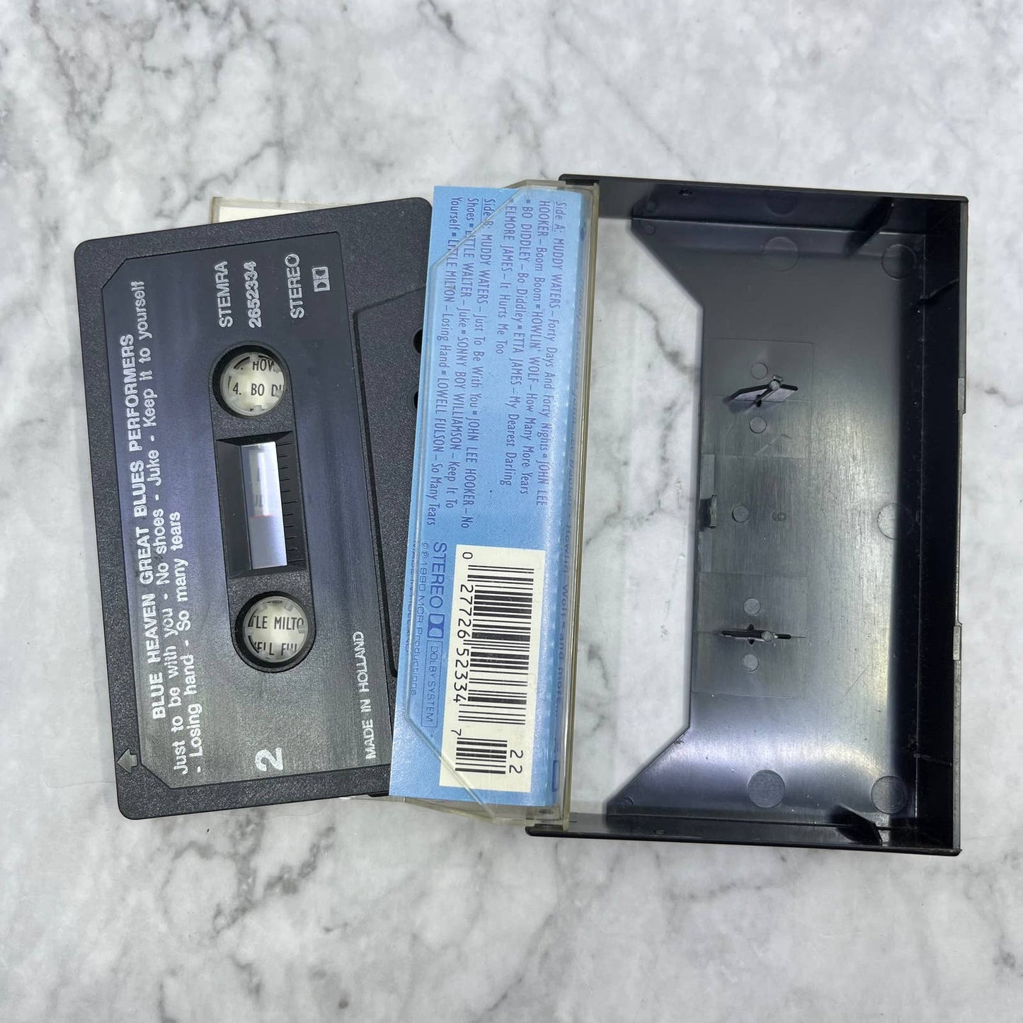 Vintage Blue Heaven Great Blues Performers Cassette Tape TJ2-5