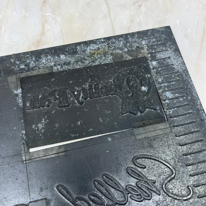 Vintage Newspaper Ad Printing Plate FAIRWAY Salted Nuts TC9-7