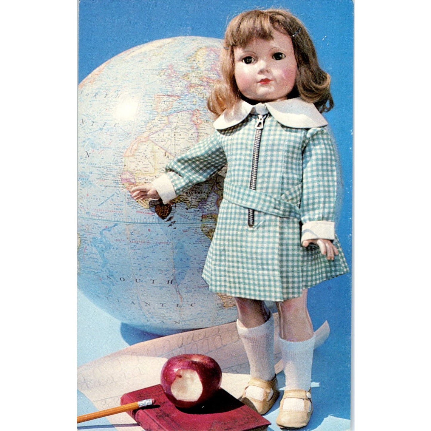 American Children Composition Effanbee Doll Dewees Cochran Original Postcard PB8