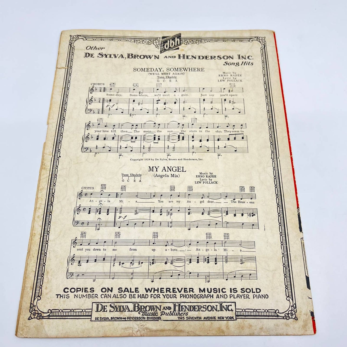 1928 Sheet Music Constantinople by Harry Carlton TF9