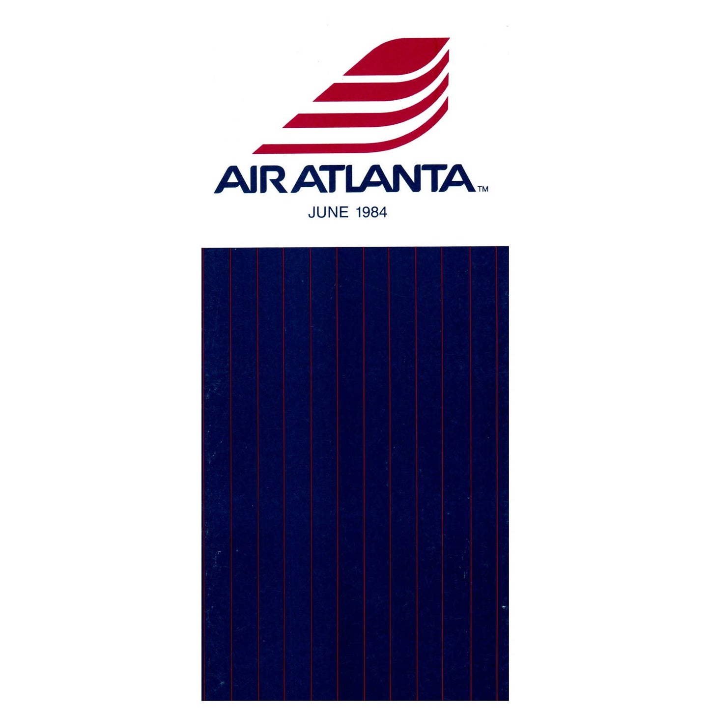 1984 Air Atlanta Business Airline Timetable SE4