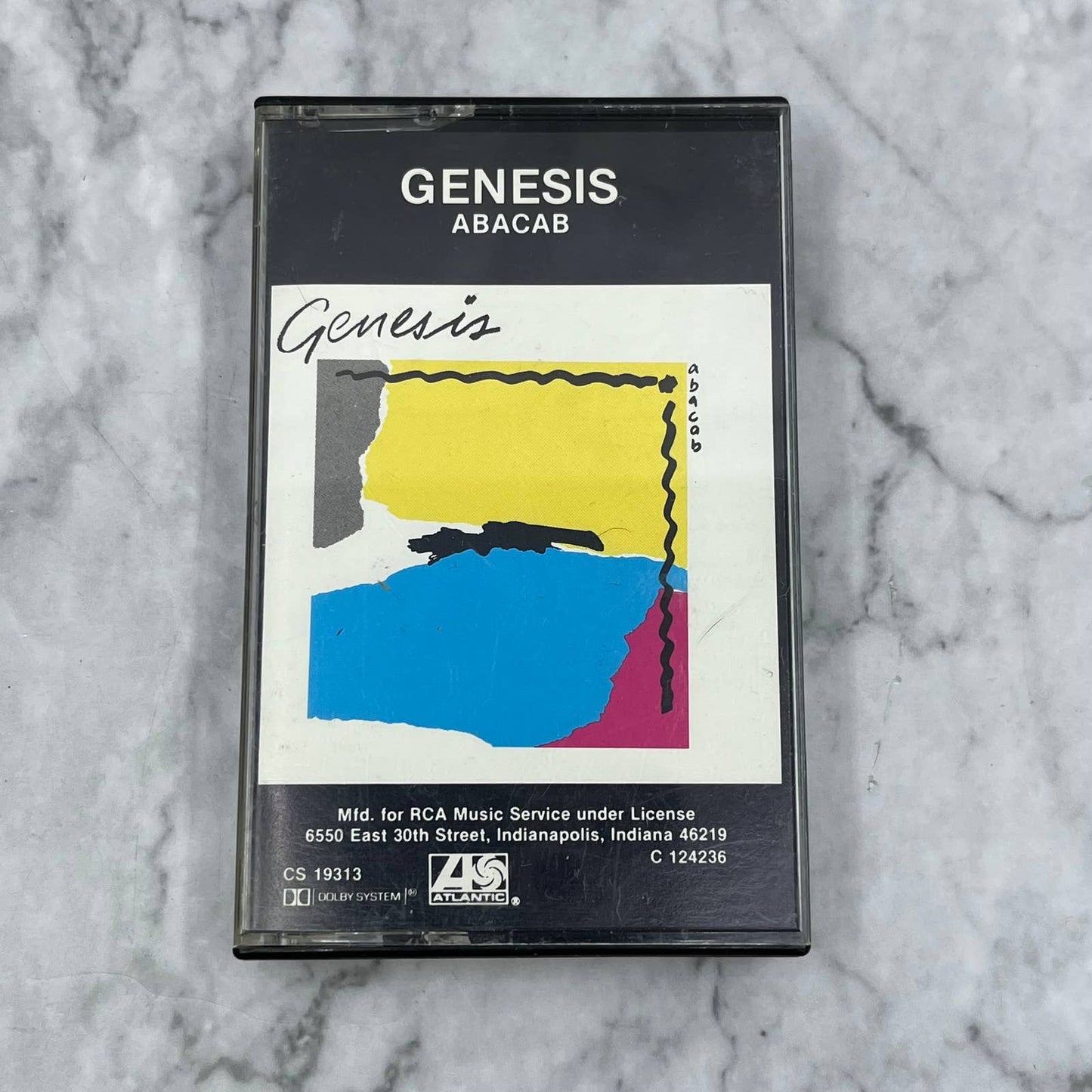 Genesis ABACAB Atlantic Records 1981 Cassette Tape TB5-10
