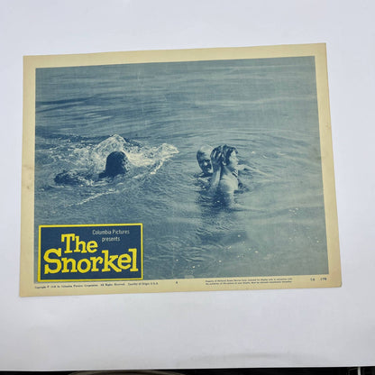 THE SNORKEL original 1958 HAMMER Lobby Card PETER VAN EYCK 11x14 #4 FL3