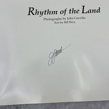 RHYTHM OF THE LAND Photographs by John Gavrilis SIGNED HC BOOK TJ8