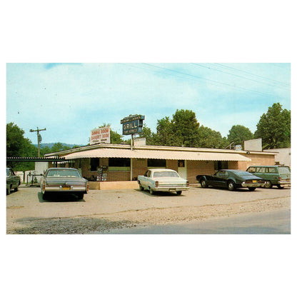 Vintage Postcard - Stonewall Jackson Grill Summersville West Virginia AD9