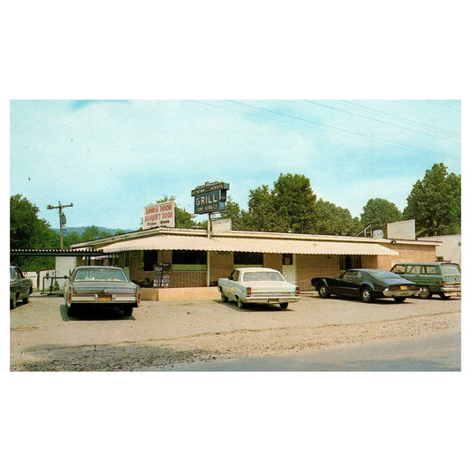 Vintage Postcard - Stonewall Jackson Grill Summersville West Virginia AD9