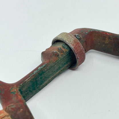 Vintage Red Rubber Pistol Grip Fishing Rod Handle TE2-9
