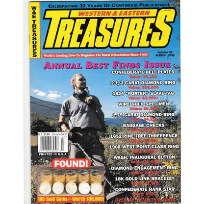 Western & Eastern Treasures Magazine - Treasure Hunting March 1998 M6