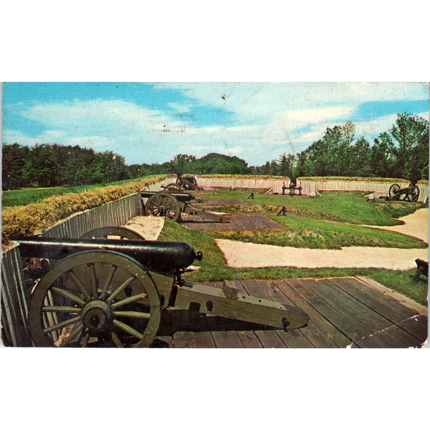 Vintage Postcard Fort Ward Alexandria Virginia EA3