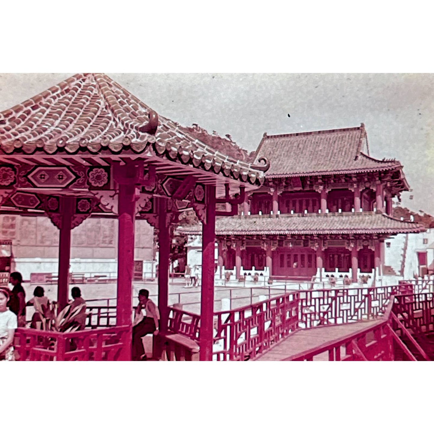 1960s Kowloon Hong Kong Travel Slide Set of 3 2x2 Slides TK2-S4-17
