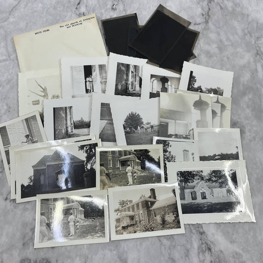 1930s Collection Photos White Stone VA Old Church at Irvington Ditchley TJ9-PG1