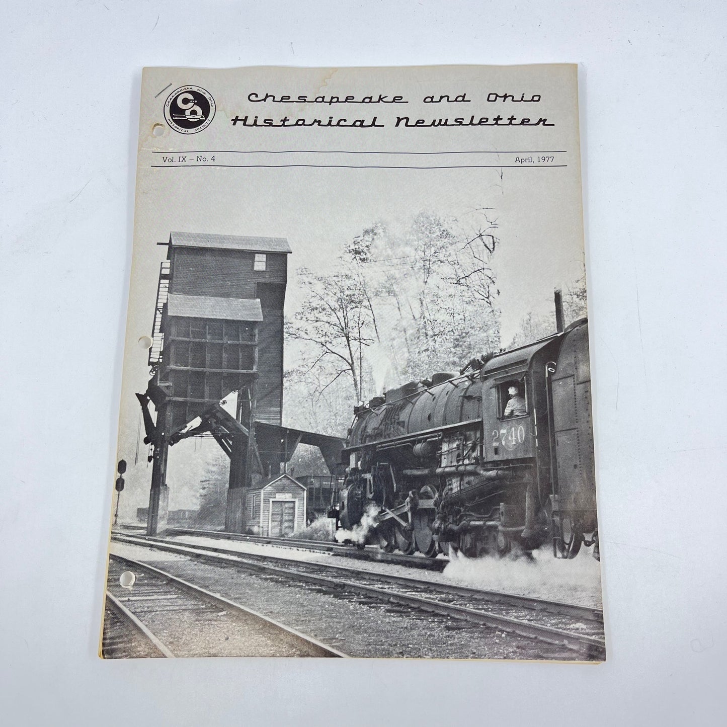1977 April Chesapeake and Ohio Historical Newsletter C&O RR Thomas Dixon WV M1-2