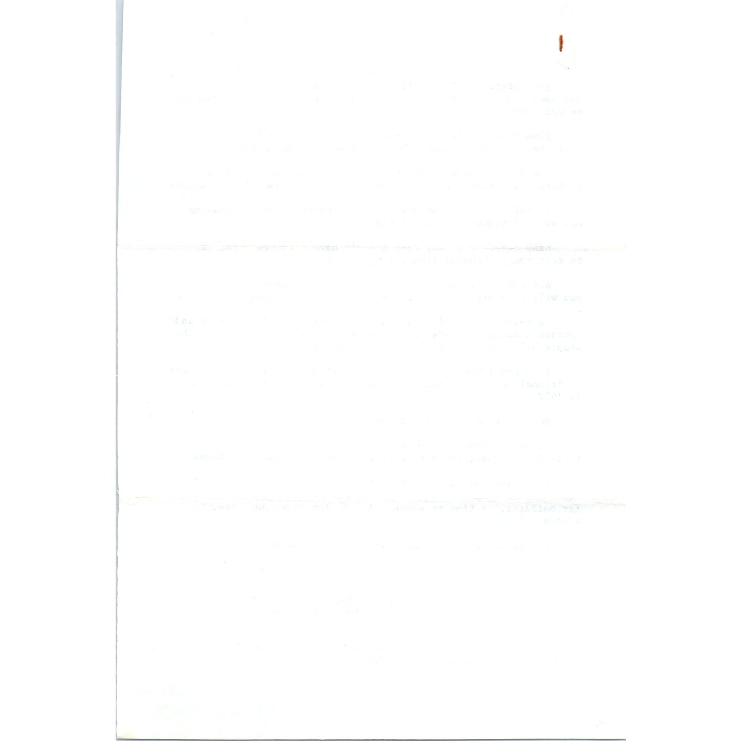 Senator George McGovern Letterhead Declaring Presidential Candidacy 1971 B12