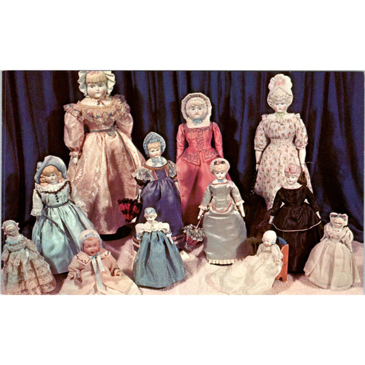 Game Lodge Doll House Rare Sugar Bisque Dolls Margaret Swenson Postcard PB8