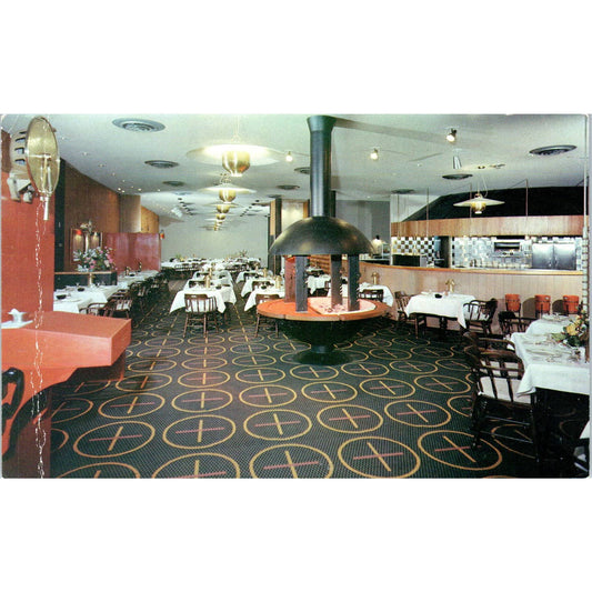 The Chart Room Westward Hotel Anchorage Alaska Original Postcard TK1-30