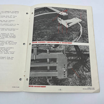 1976 WIL-RICH Chisel Plow Owner's & Service Manual Assembly Instructions TH8