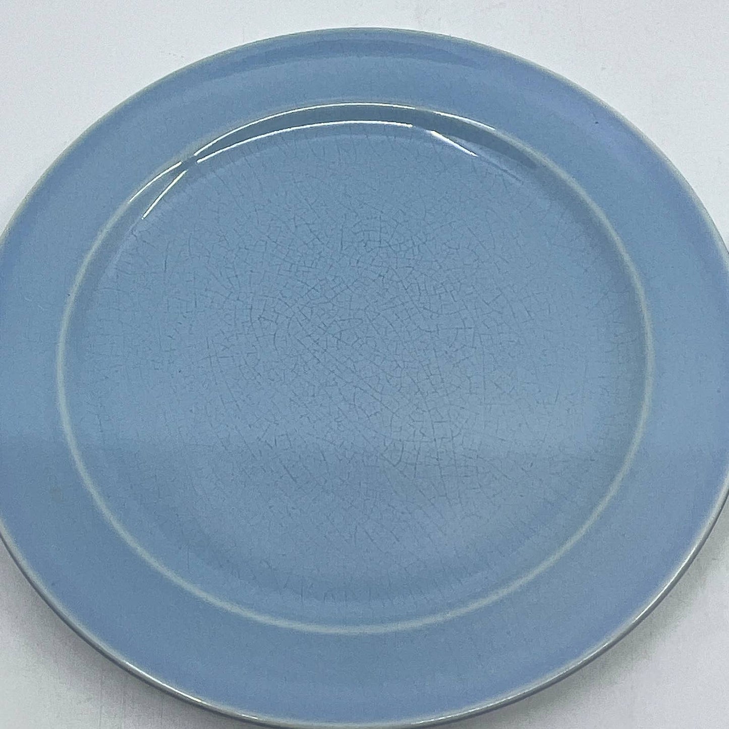 Vintage Lu-Ray Pastel Blue 7 1/4" Dessert Salad Plates T.S.&T. Set of 2 TI3