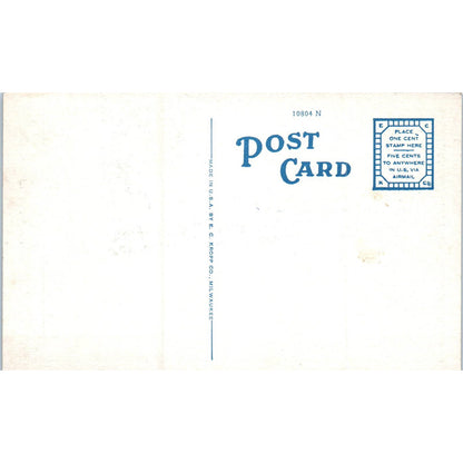 Fox Valley Catholic High School Aurora Illinois Original Postcard TK1-P19