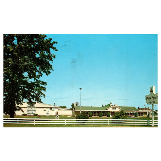 Vintage Postcard - White Fence Farm Joliet Illinois AD9