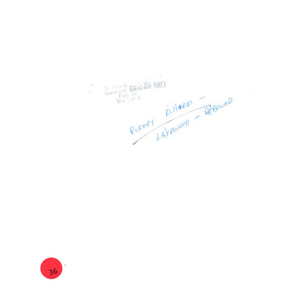 1983 Press Photo Basketball Rodney Dillard Lakewood Spartans 8x10" AD3