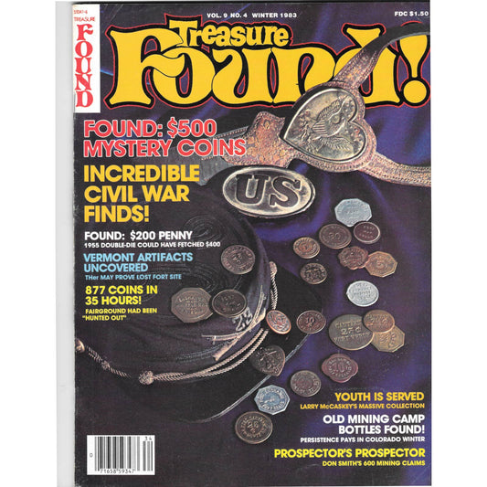 Treasure Found! Magazine 1983 Winter Metal Detecting Gold Diamonds M2