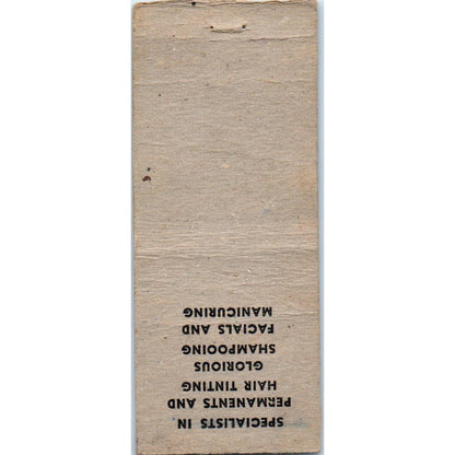 Gloria's Beauty Salon Kansas City MO Advertising Matchbook Cover SA9-M3