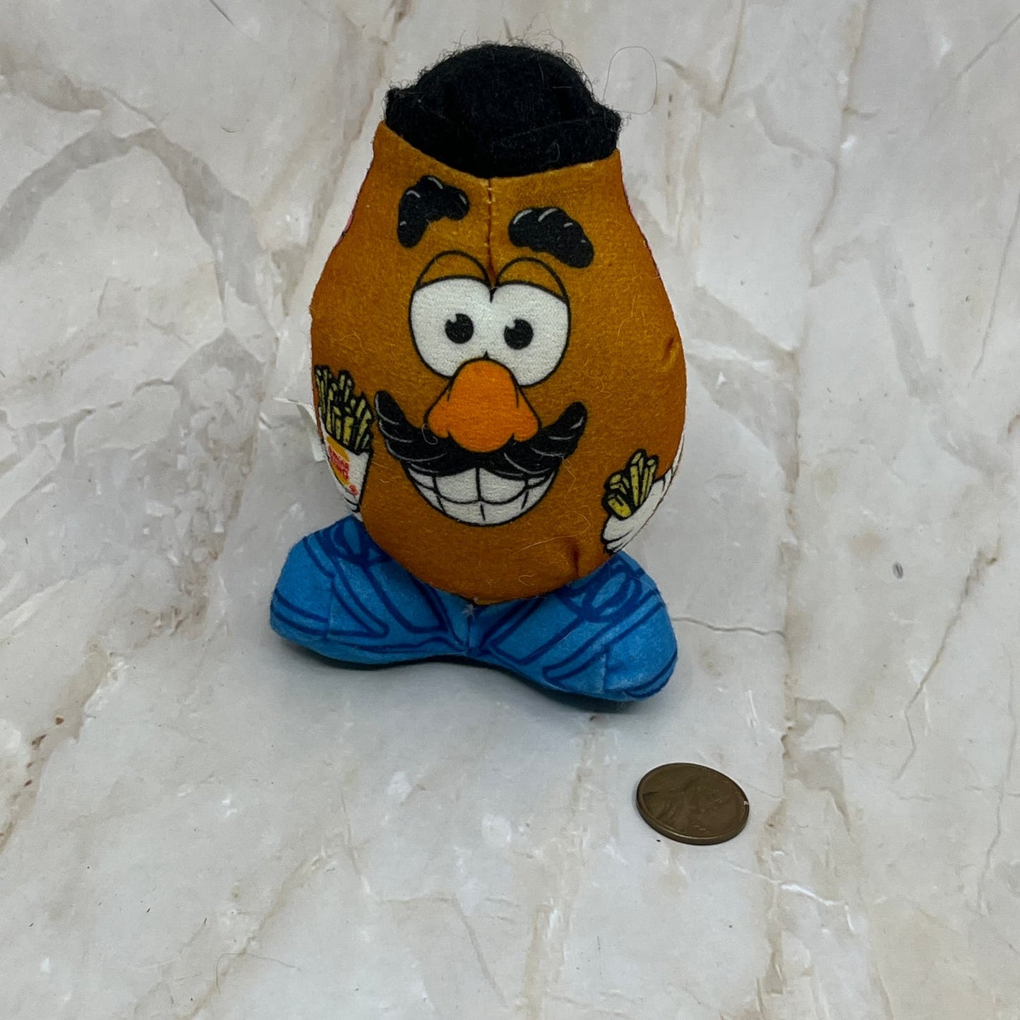 1998 Hasbro Burger King Kids Club Mr. Potato Head Plush Toy TC9-T1