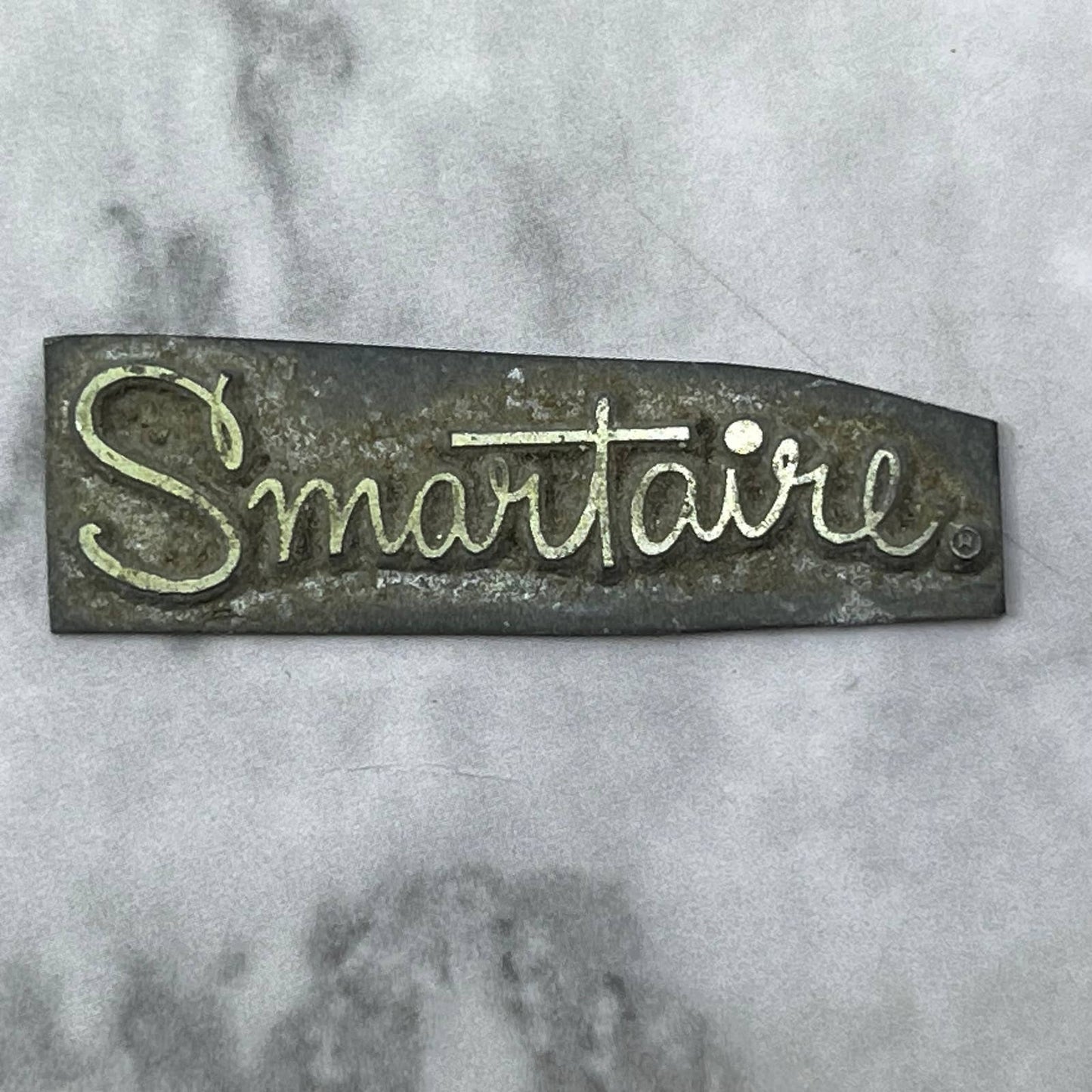 Vintage Printing Letterpress Printers Block Plate SMARTAIRE SE821