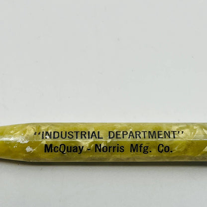 Celluloid Mother Pearl Mechanical Pencil QuickPoint McQuay-Norris Auto Parts SB3