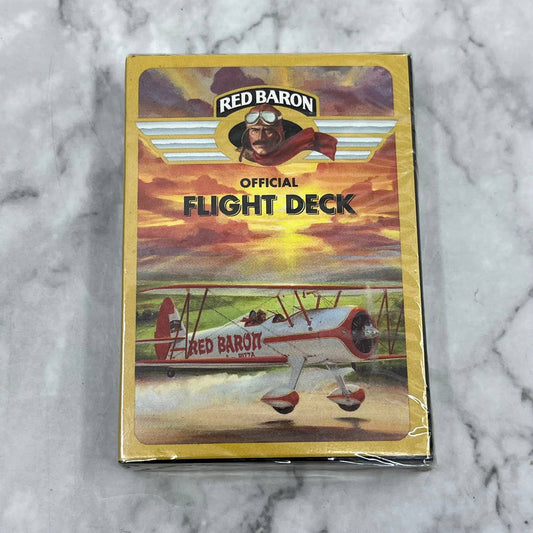 1992 Red Baron Pizza Official Flight Deck SEALED Deck of Playing Cards TB5