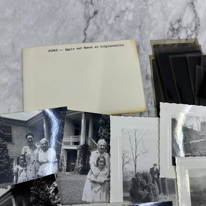 1940s Collection of Photos & Negatives Emmet Finks Criglersville VA TJ9-PG4