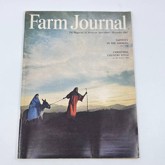 1965 December Farm Journal Magazine Christmas Country Style Nativity Smokies TF7