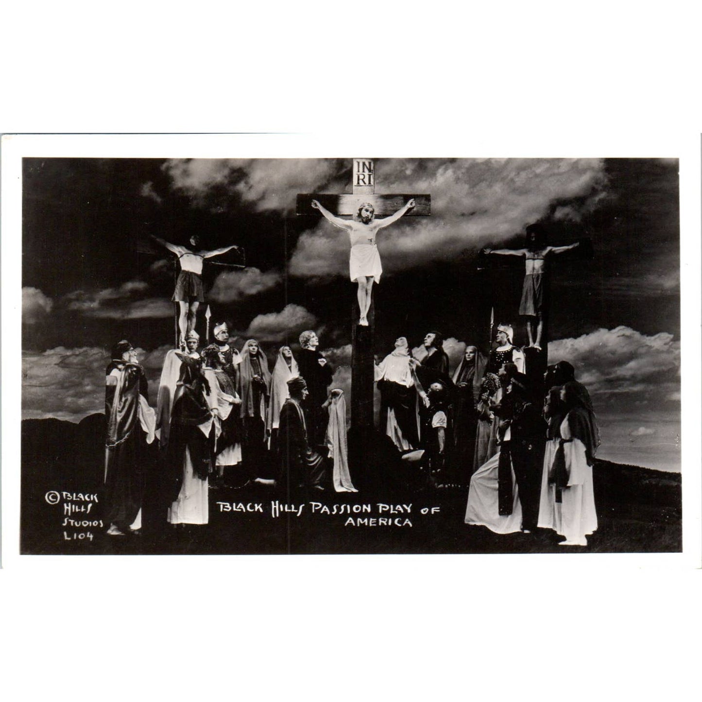 Passion Play of America Black Hills South Dakota RPPC Original Postcard TJ9-P2
