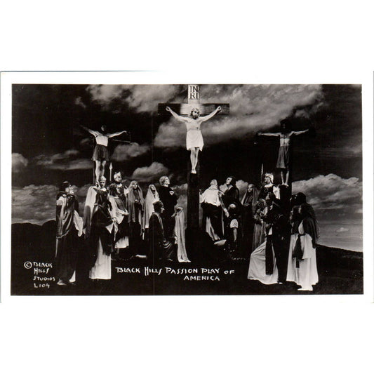Passion Play of America Black Hills South Dakota RPPC Original Postcard TJ9-P2
