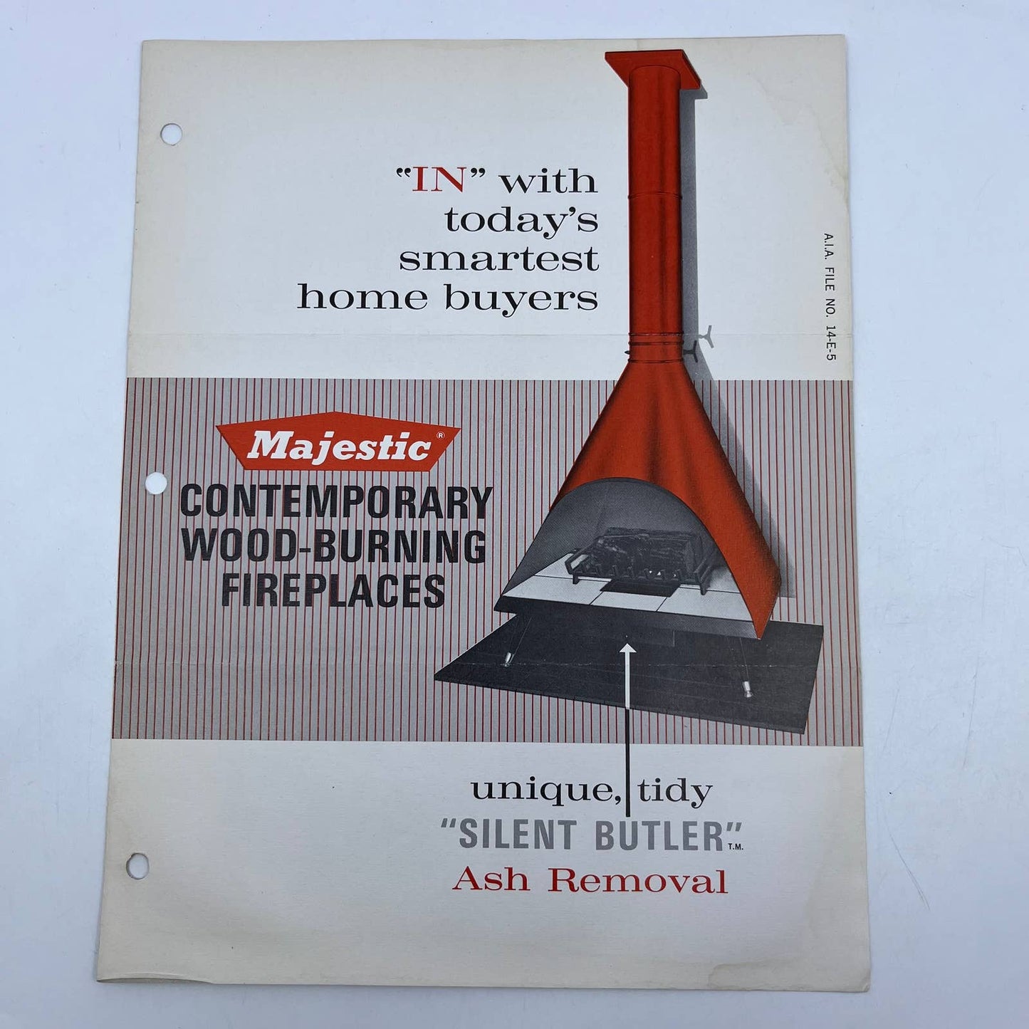 1960s Majestic Contemporary Wood-Burning Fireplaces Advertising Booklet TH8