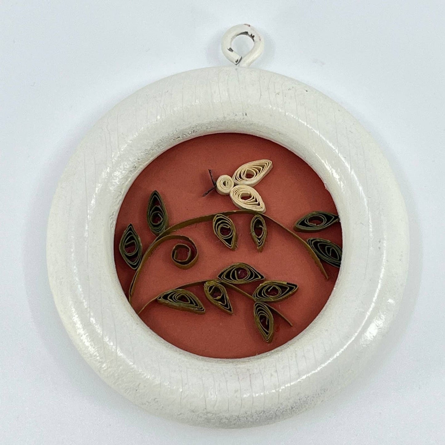 VTG Miniature Framed Original Quilled Art SD2