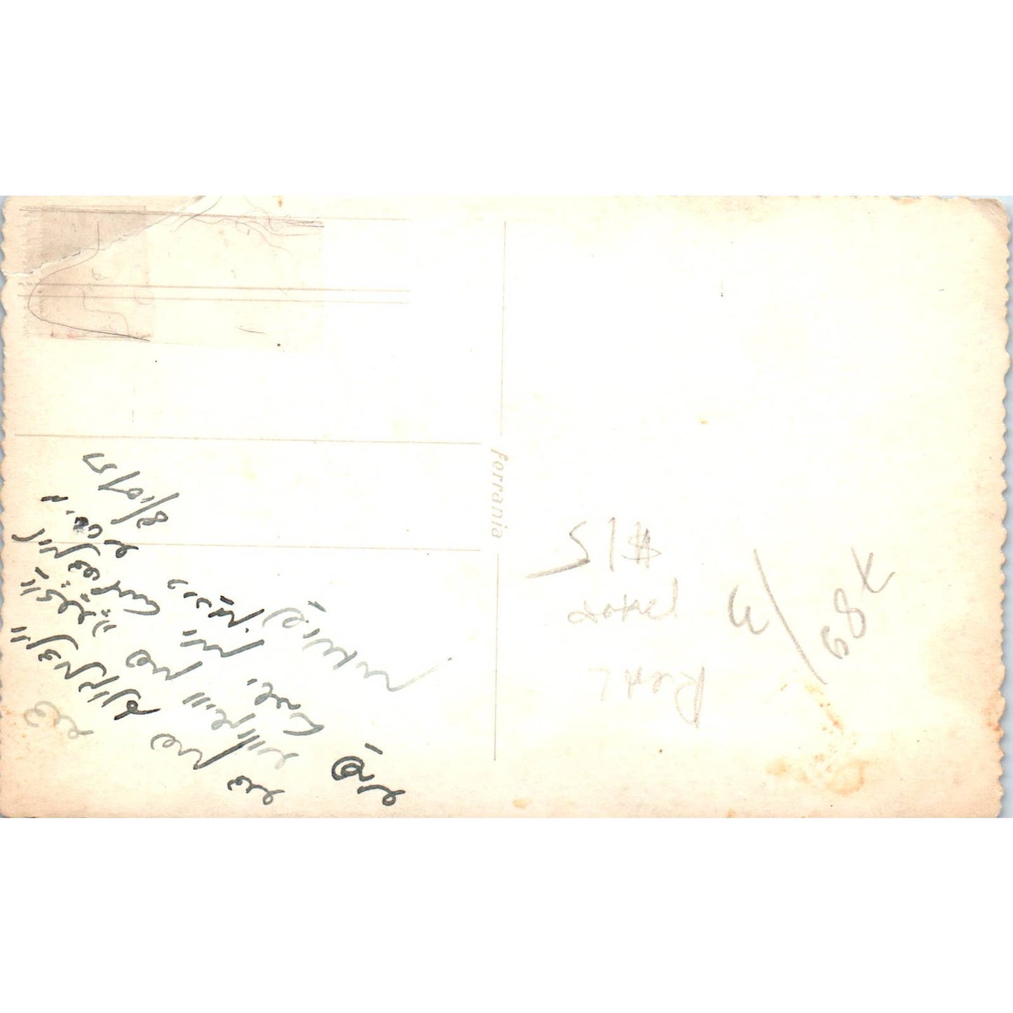 Antique Postcard RPPC City Council Meeting in Persia SE8