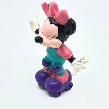 Vtg PVC Walt Disney Company Applause Minnie Mouse On Rollerskates Figure SD6
