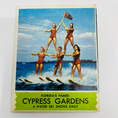 1960s Cypress Gardens FL Water Skiing Brochure Booklet Pamphlet 2.5 x 3.5 AK7-M7