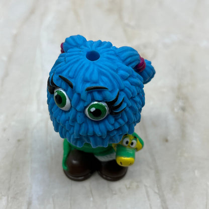 1989 McDonalds Funny Friends Fry Guys Kids Happy Meal Toys Blue Snake TE5-S2