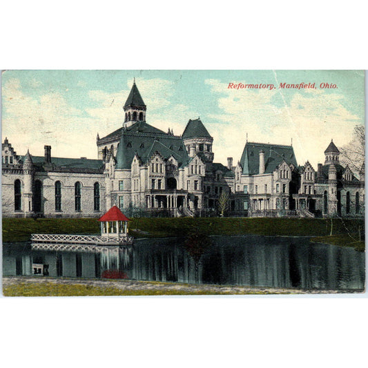 Vintage Postcard Mansfield Ohio Reformatory SF2