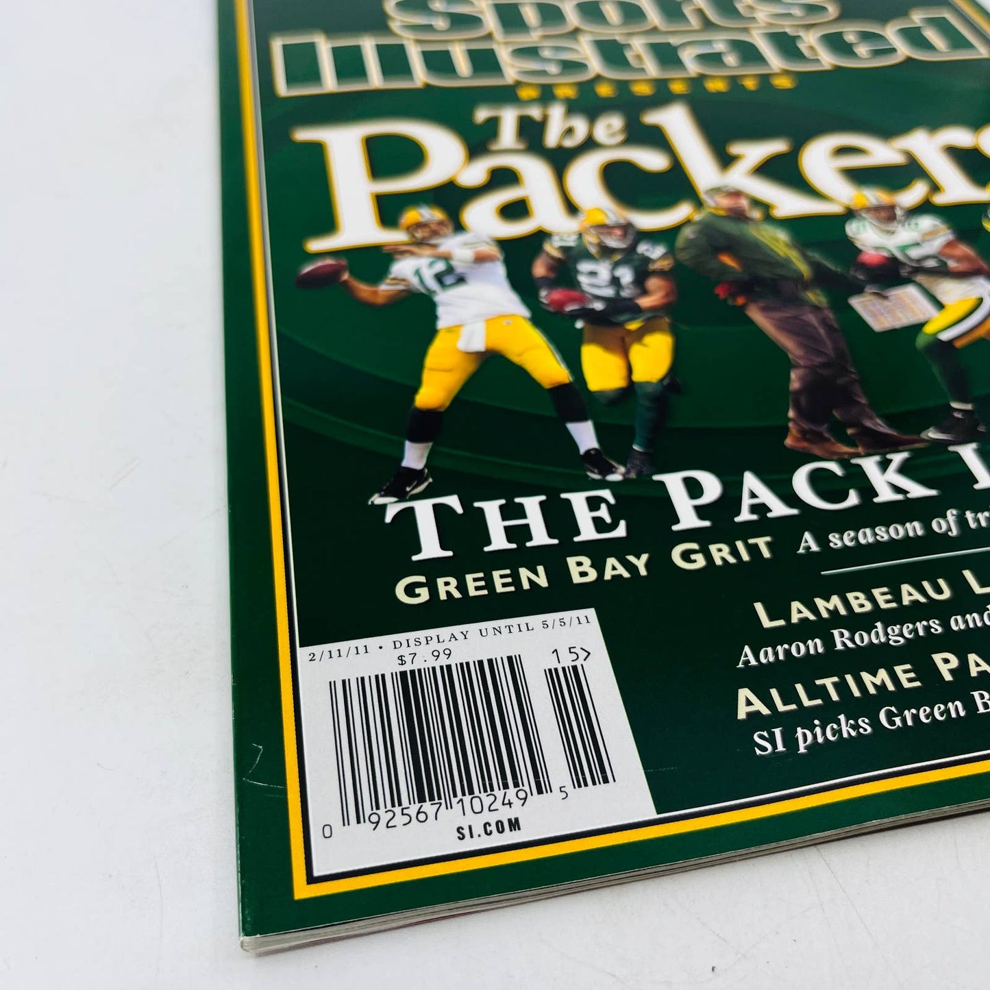 SPORTS ILLUSTRATED GREEN BAY PACKERS SUPER BOWL XLV 2011 COMMEMORATIVE NEW BA3