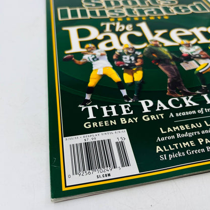 SPORTS ILLUSTRATED GREEN BAY PACKERS SUPER BOWL XLV 2011 COMMEMORATIVE NEW BA3