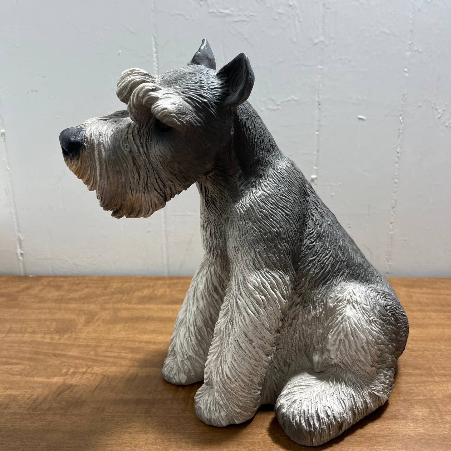 1986 Schnauzer Scottie Dog Resin Statue UNIVERSAL STATUARY # 506 12 x 8" USA TG5