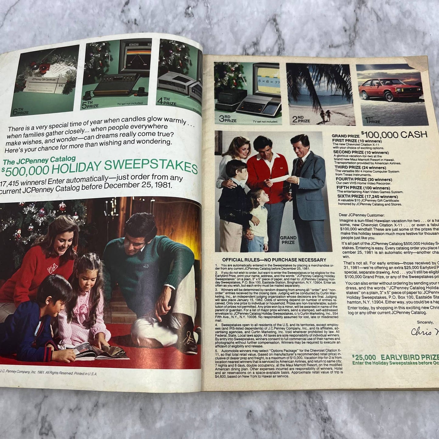 1981 JC Penny Christmas Wish Book Catalog - Great Vintage Toys & Gifts S1